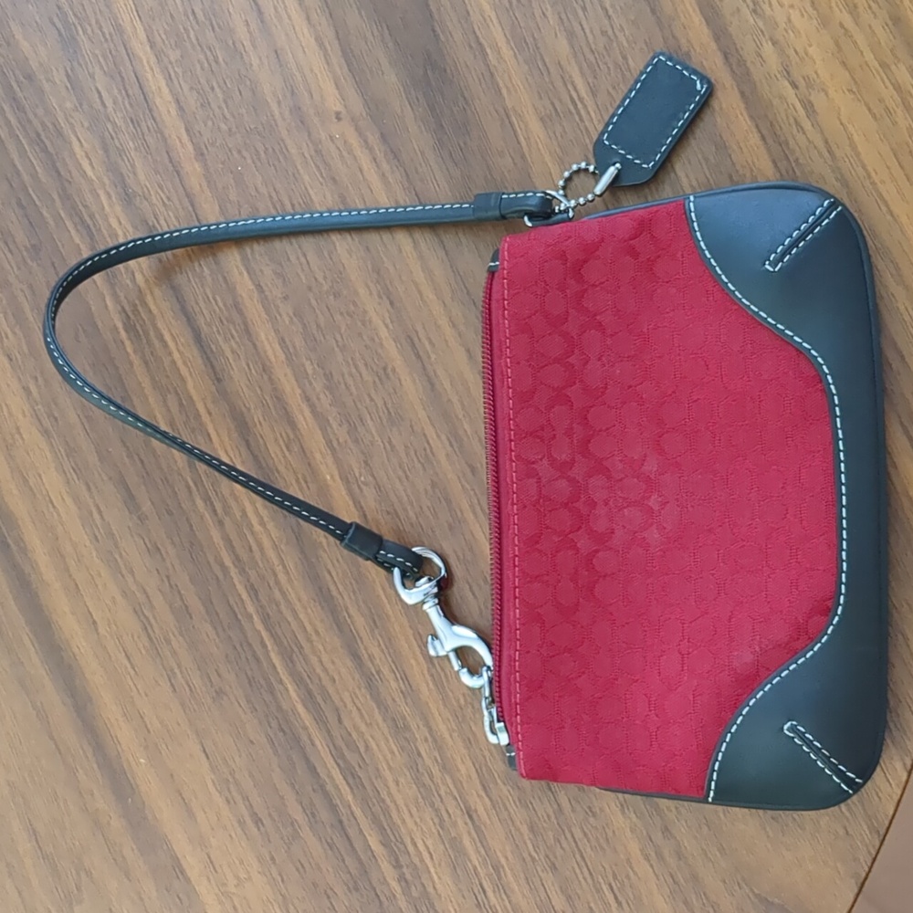Coach Wristlet with Strap